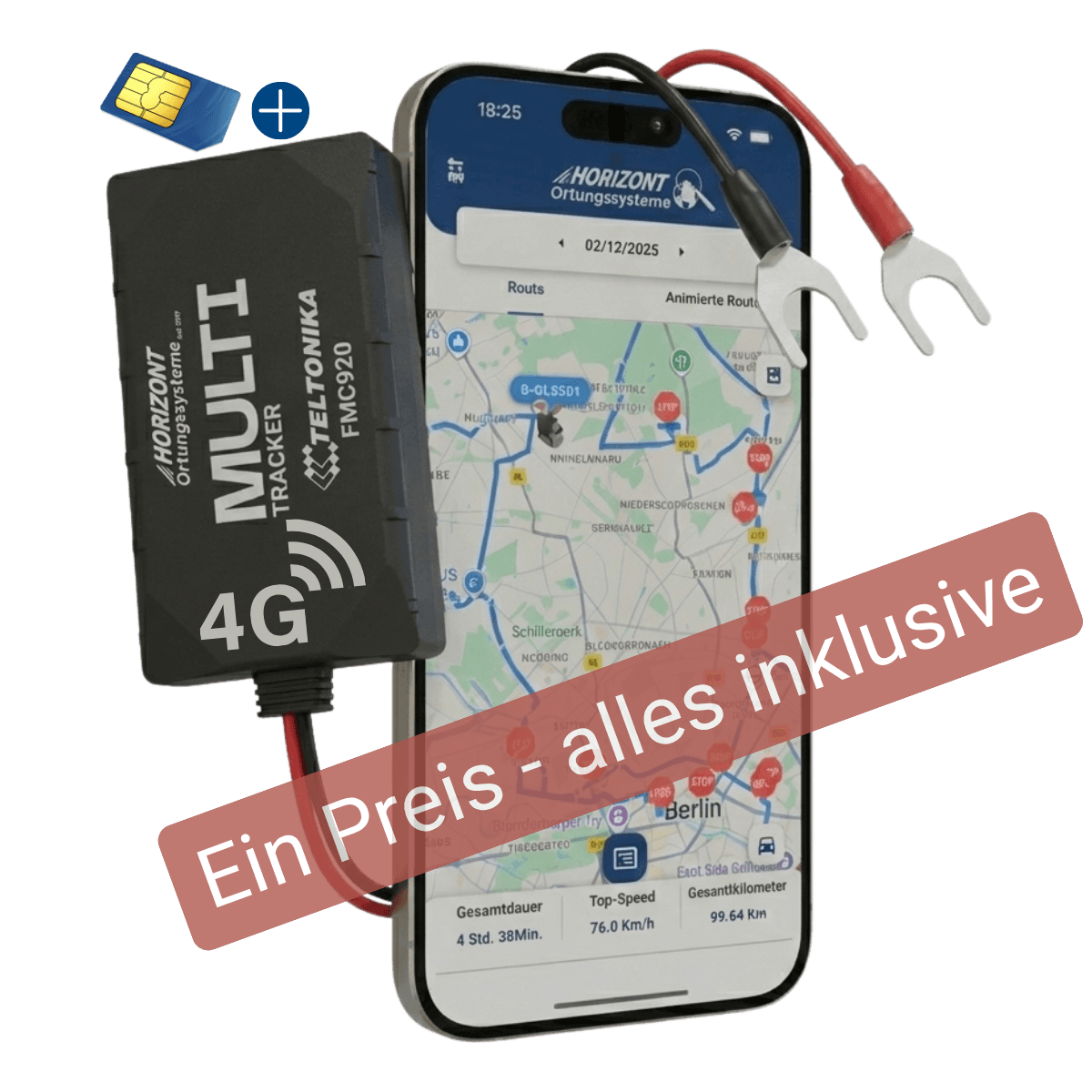 HORIZONT 4G-Fahrzeugortung