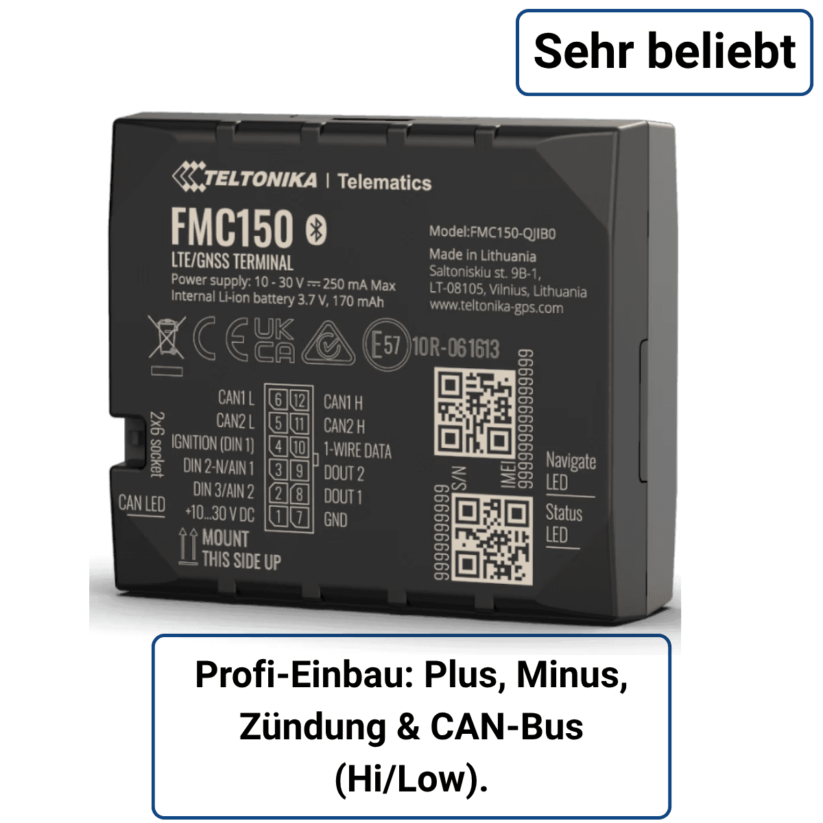 Exklusiv-Modell MAXI mit Tacho-Fernauslesen | Telematik für Flotten - GPS Tracker fuer Fahrzeuge
